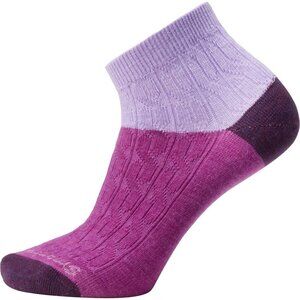 Smartwool Womens Performance Hike Light Cushion Low Ankle Socks Sz L Violet